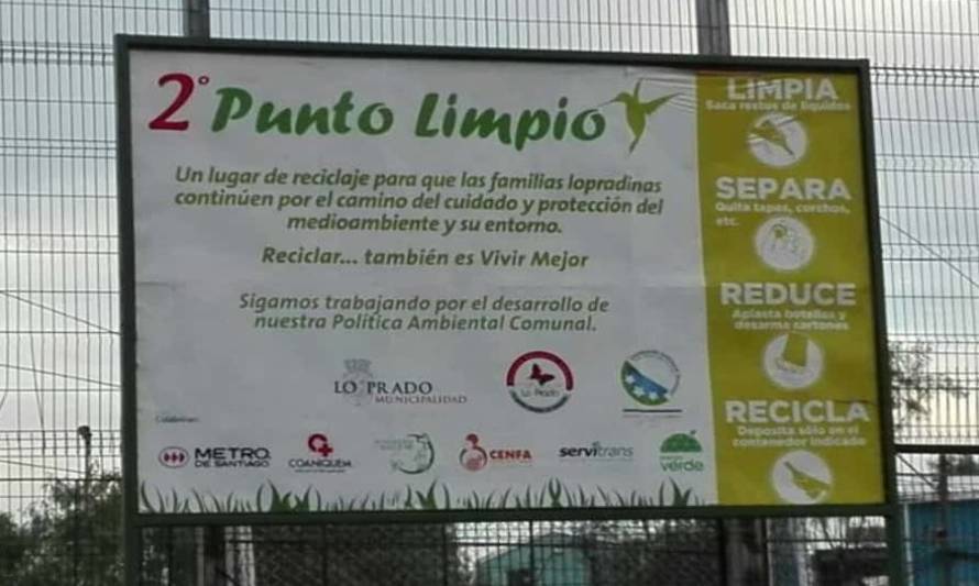 Conoce los puntos limpios de reciclaje en Lo Prado