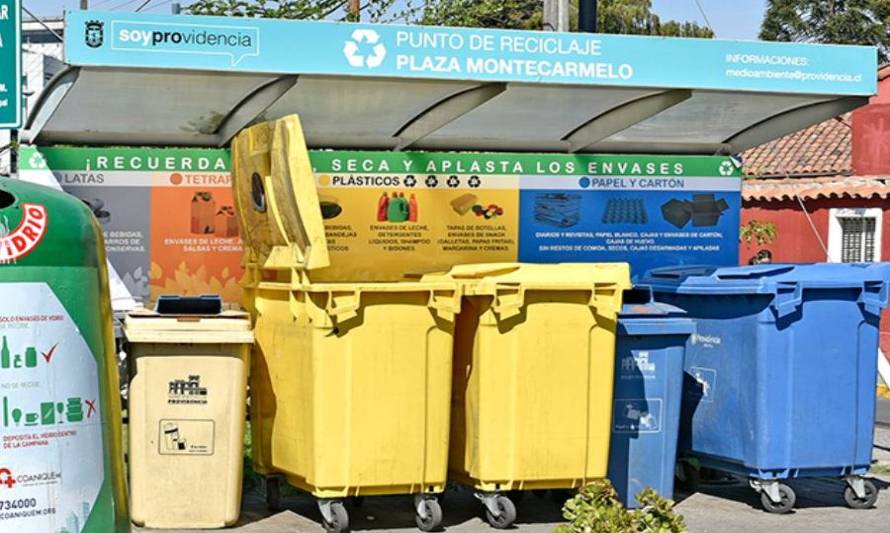 Conoce los puntos limpios de reciclaje en Providencia