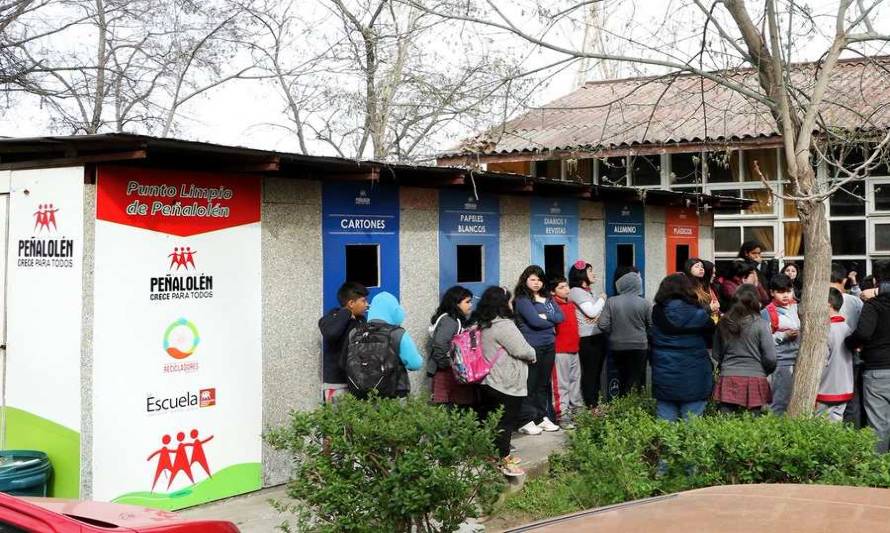 Conoce los puntos limpios de reciclaje en Peñalolén