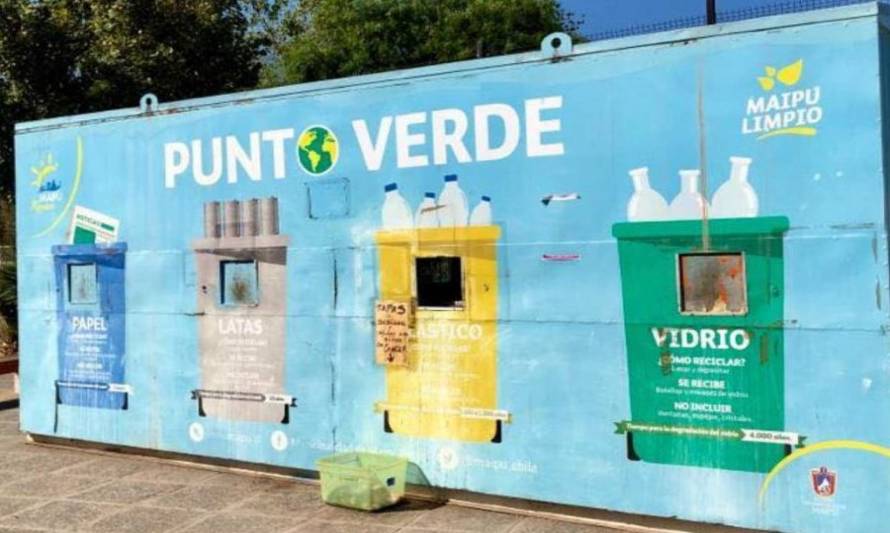 Conoce los puntos limpios de reciclaje en Maipú