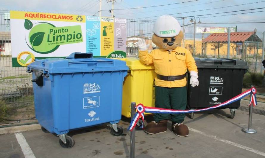 Conoce los puntos limpios de reciclaje en Isla de Maipo