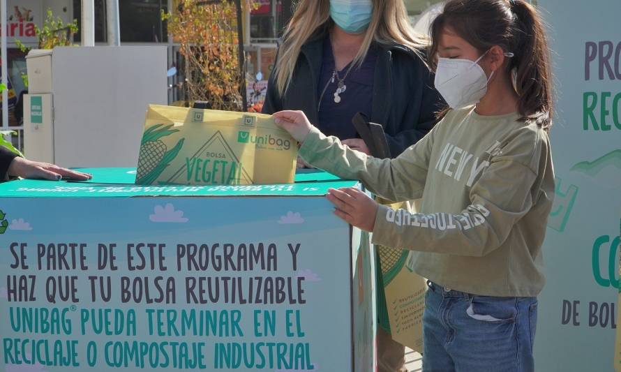 Iniciativa de recuperación post consumo busca reciclar bolsas reutilizables 