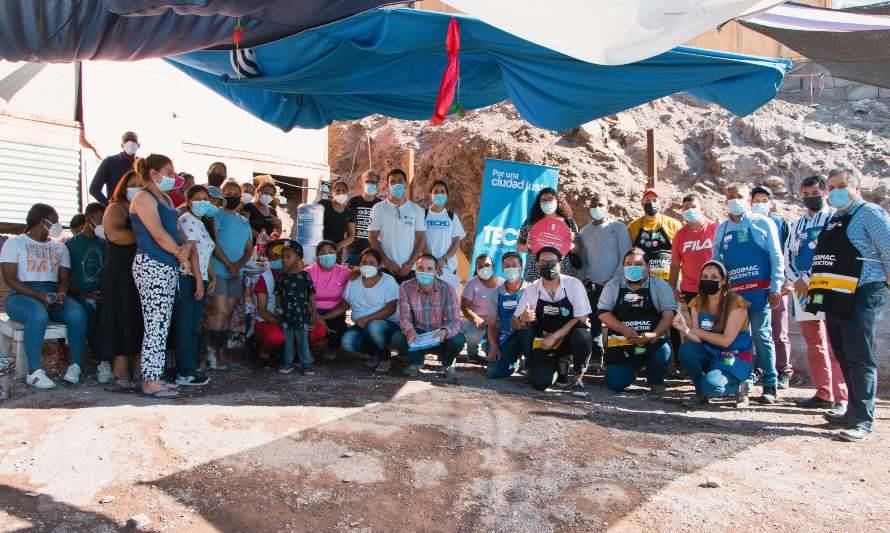 Alianza permitió ayudar a familias damnificadas en Antofagasta