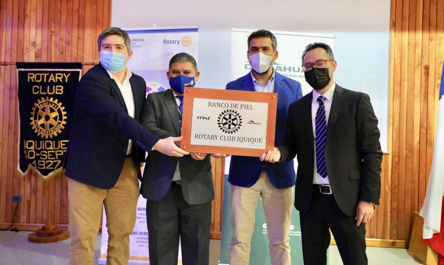 Collahuasi apoya a Rotary Club Iquique en operativo médico e implementación del primer banco de piel