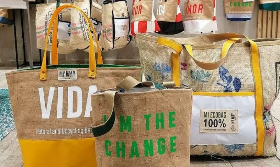 My Way Ecobag: bolsos hechos de descartes de telas y plásticos 