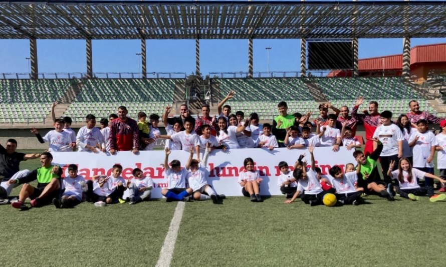 Deportes Copiapó y Minera Candelaria realizaron jornada deportiva para niños y niñas de Tierra Amarilla y Copiapó