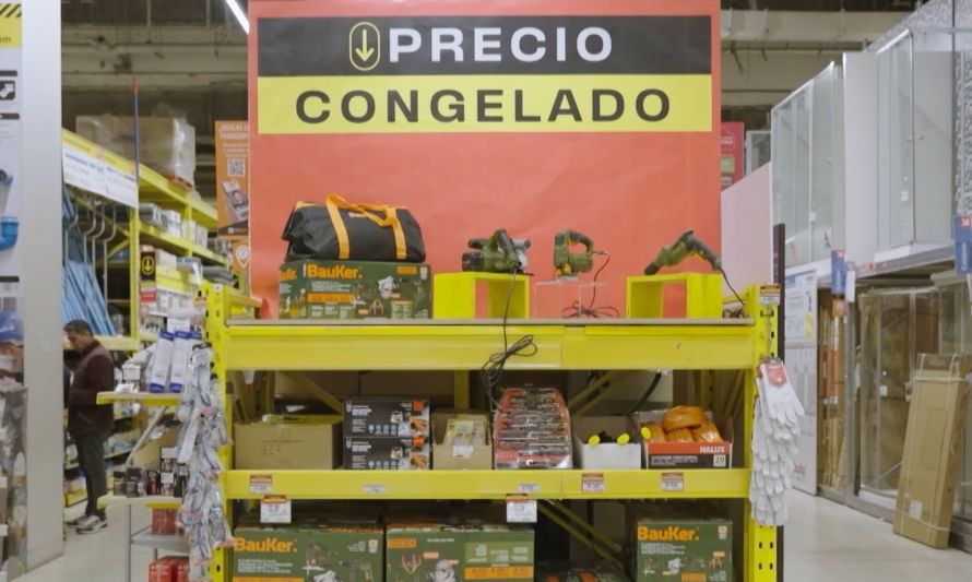 Sodimac baja y congela precios de mil productos