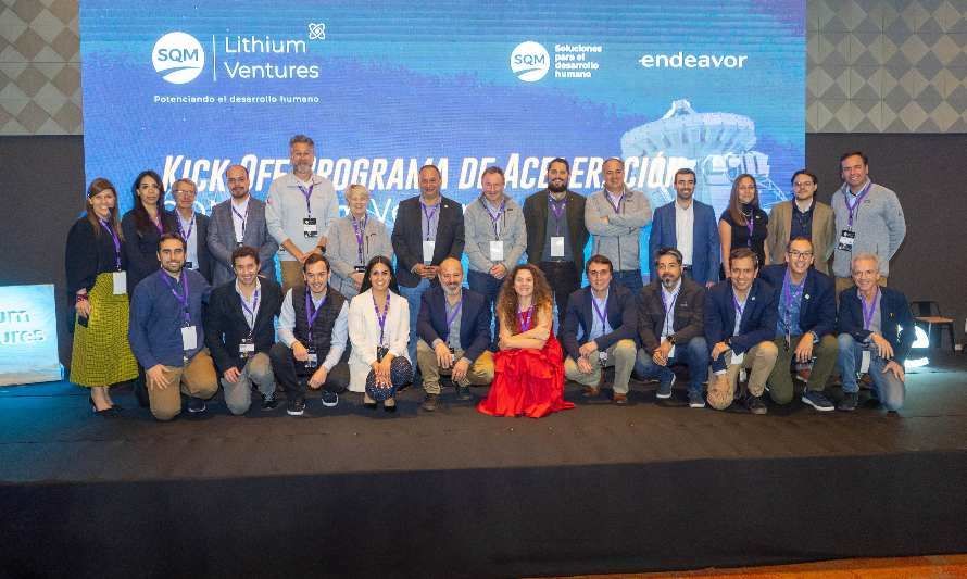 Startup de Antofagasta encabeza segunda generación de emprendedores de SQM Lithium Ventures