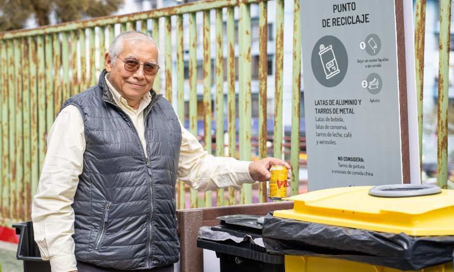 Vecinos de histórico Barrio El Morro y Collahuasi inauguran primeros puntos de reciclaje