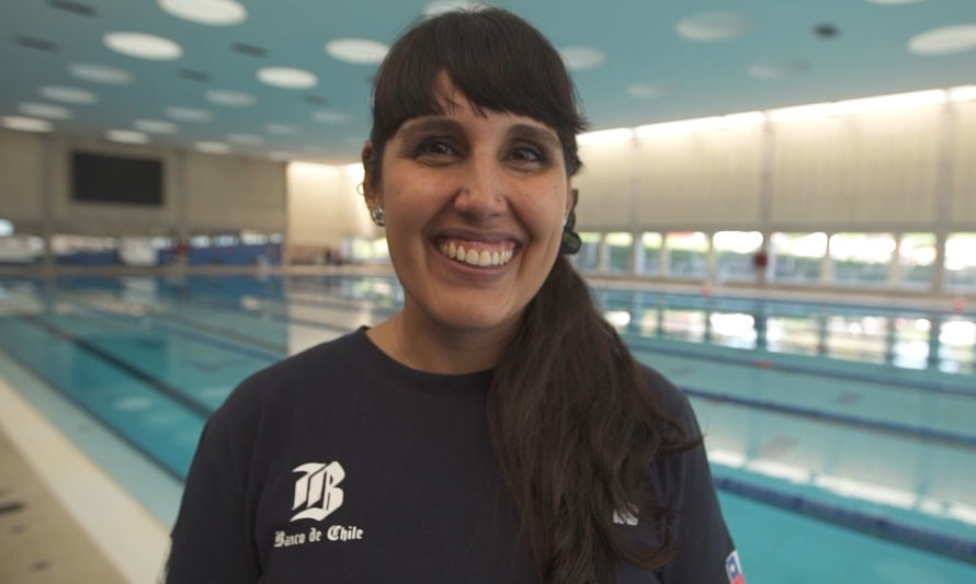 Bárbara Hernández la sirena del hielo del Team Chile