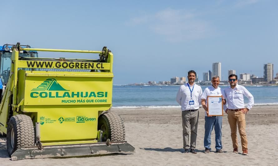 Playa Cavancha de Iquique recibe certificación internacional “Blue Flag” 