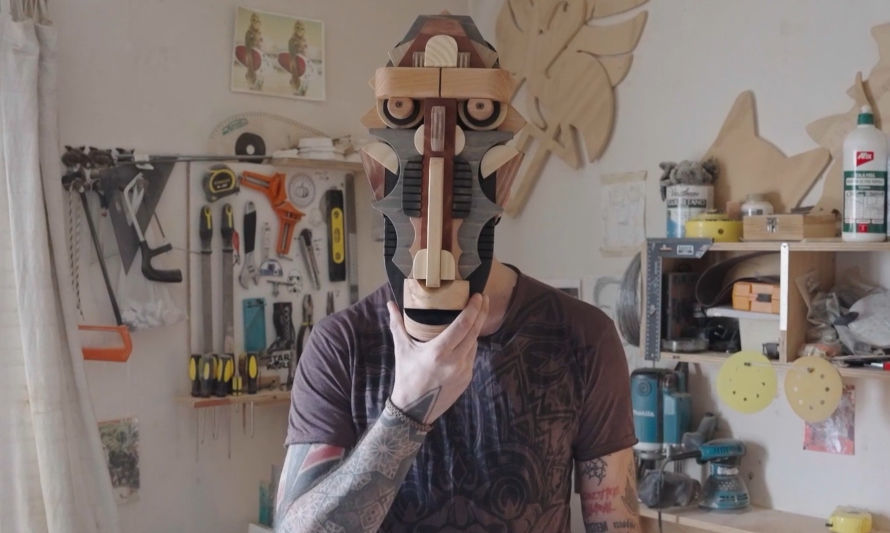 Máscaras Ozz, transformando la madera en arte sostenible