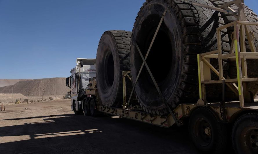 Minera Antucoya recicla 229 toneladas de neumáticos fuera de uso