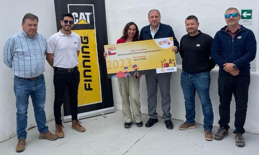 140 niños y niñas de Coquimbo y Santiago tienen nuevo Rincón STEM Finning