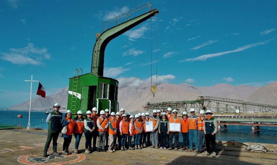 Puerto SQM Tocopilla recibe certificación internacional de gestión ambiental