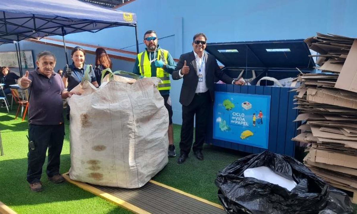 Campaña “Reciclemos el Papel” de Collahuasi recolectó 9,5 toneladas de residuos en establecimientos educacionales