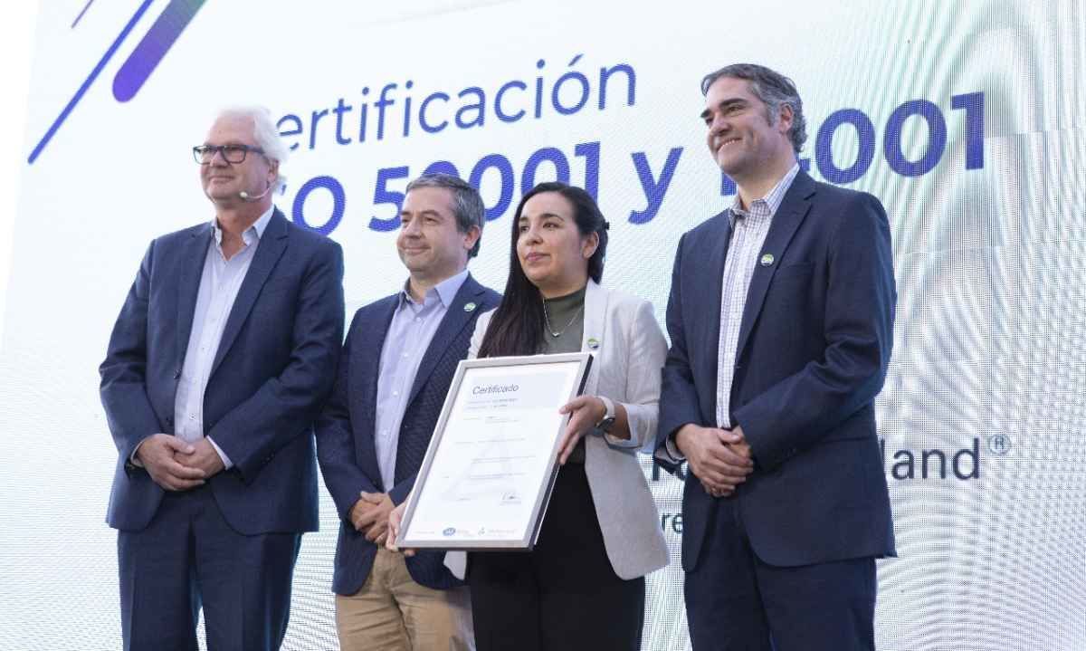 SQM Yodo Nutrición Vegetal recibe certificación mundial por su gestión energética y ambiental