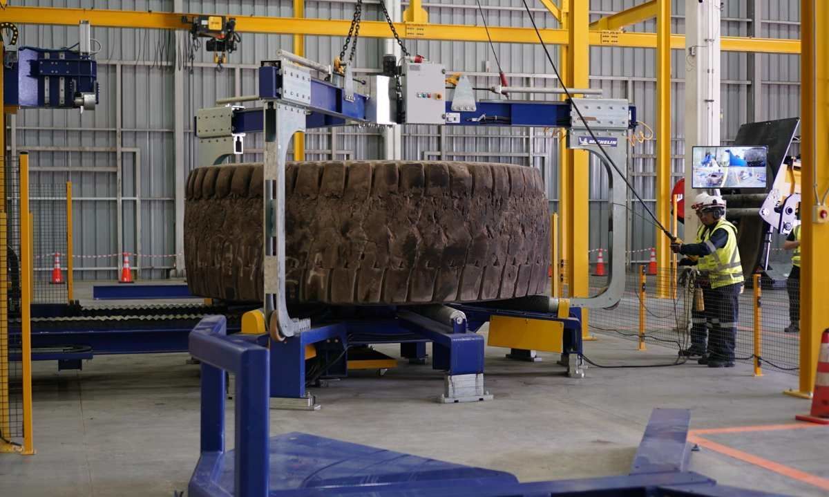 Michelin impulsa la circularidad con su primera planta de reciclaje de neumáticos mineros en Antofagasta